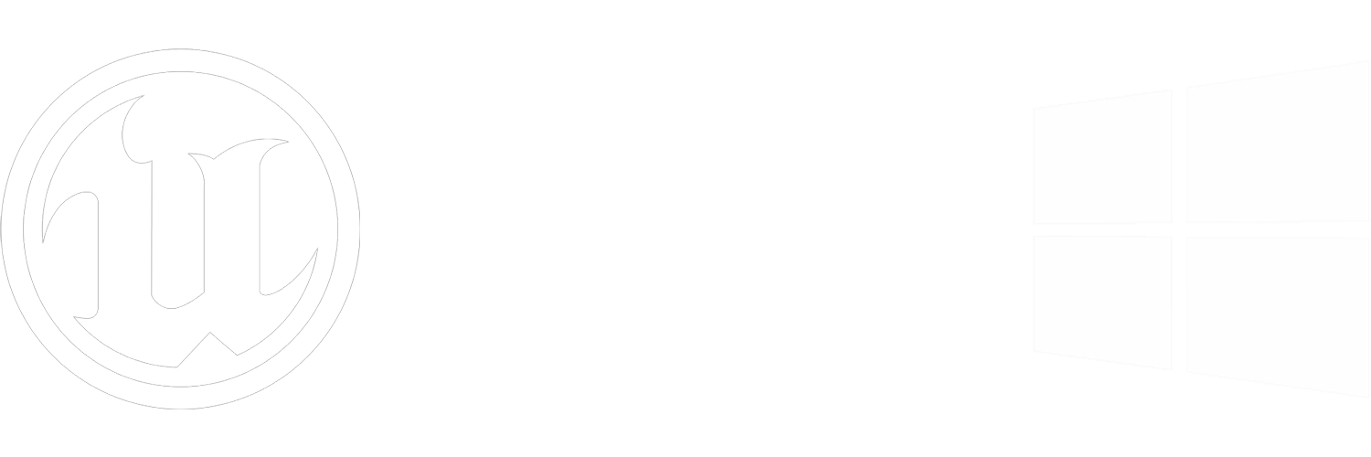 Unreal Engine and Microsoft Windows Logo